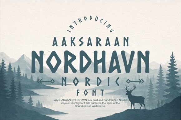 Aaksaraan Nordhavn: A Typeface Forged in Nordic Wilderness