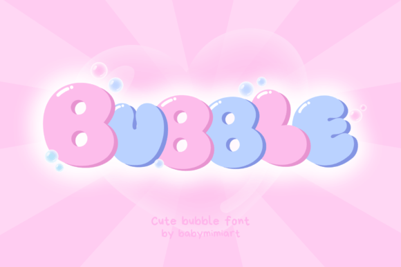 Bubble Font: Crafting Joyful and Adorable Designs