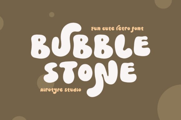 Bubble Stone: A Versatile Script Font for Retro Charm