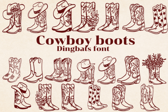 Cowboy Boots Font: Infusing Western Spirit Into Your Projects