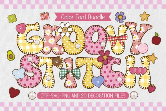 Groovy Stitch: A Designer's Guide to This Playful Appliqué Font
