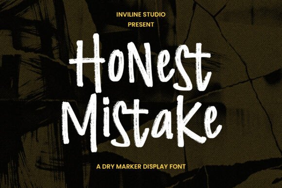 Honest Mistake: Embracing the Raw Grit of Hand-Drawn Typography