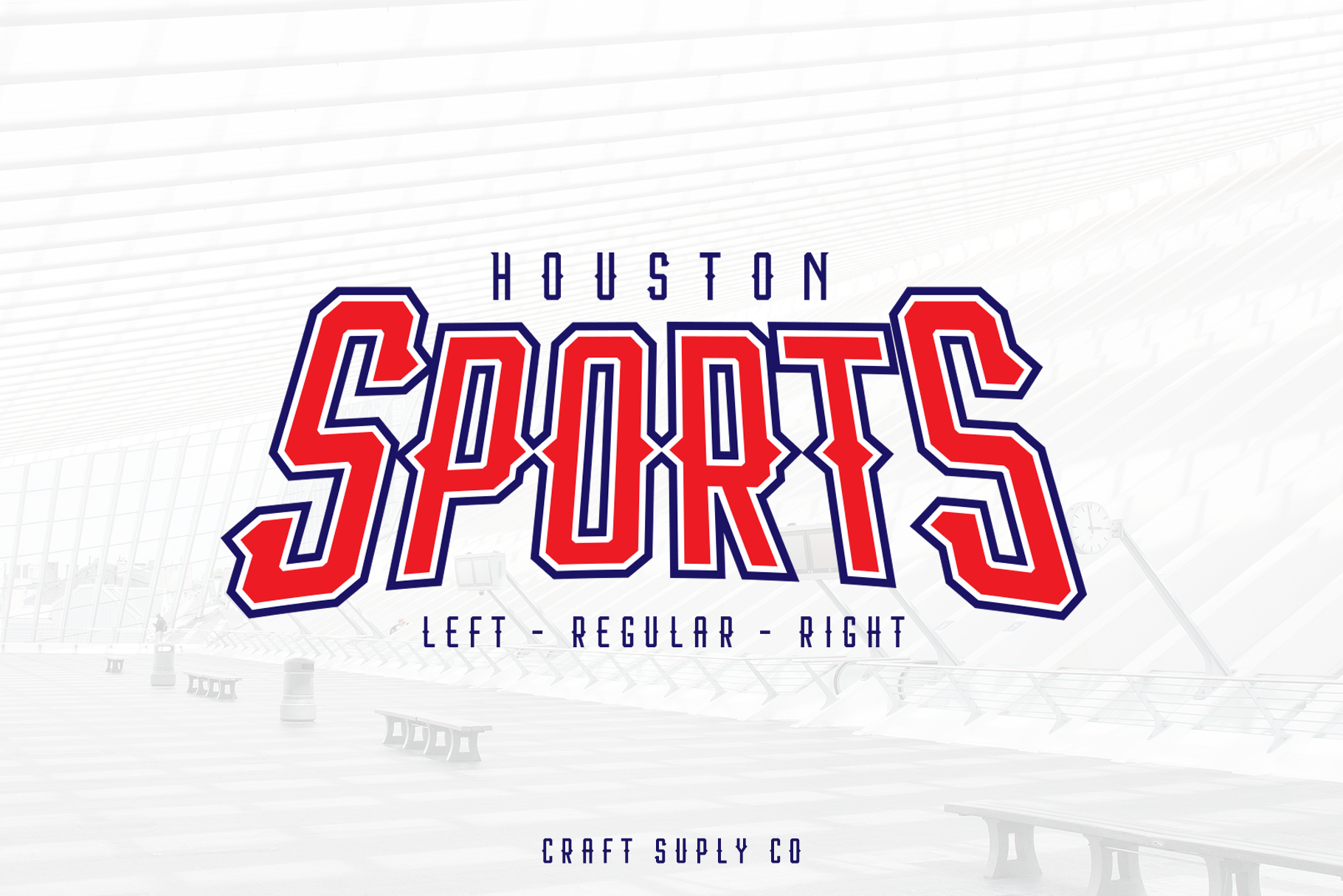 Houston Sports: A Modern Typeface for Athletic Branding