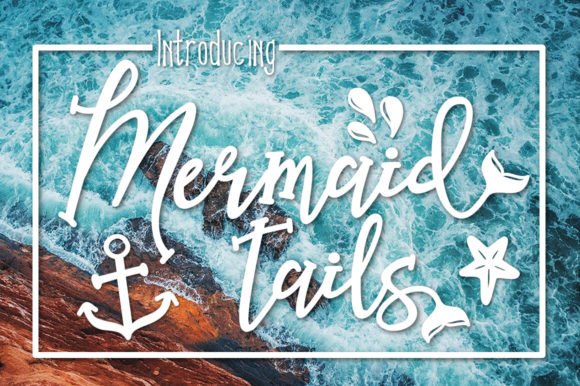 Mermaid Tails: A Whimsical Font for Designs That Make a Splash