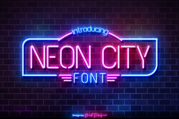 Neon City: A Nostalgic Font for Modern Creators