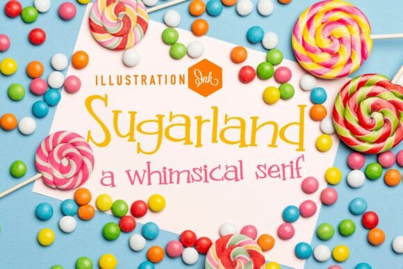 Sugarland Font: A Whimsical Typeface for Modern Branding and Design