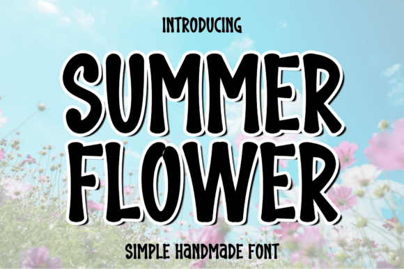 Summer Flower: A Modern Handwritten Font for Elegant Designs