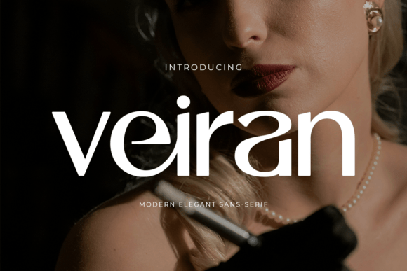Veiran Regular: The Modern Font Crafting Sophisticated Visual Stories