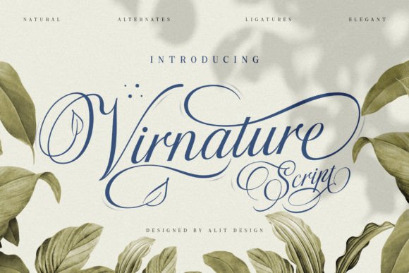 Virnature: How This Nature-Inspired Script Font Elevates Your Design Projects